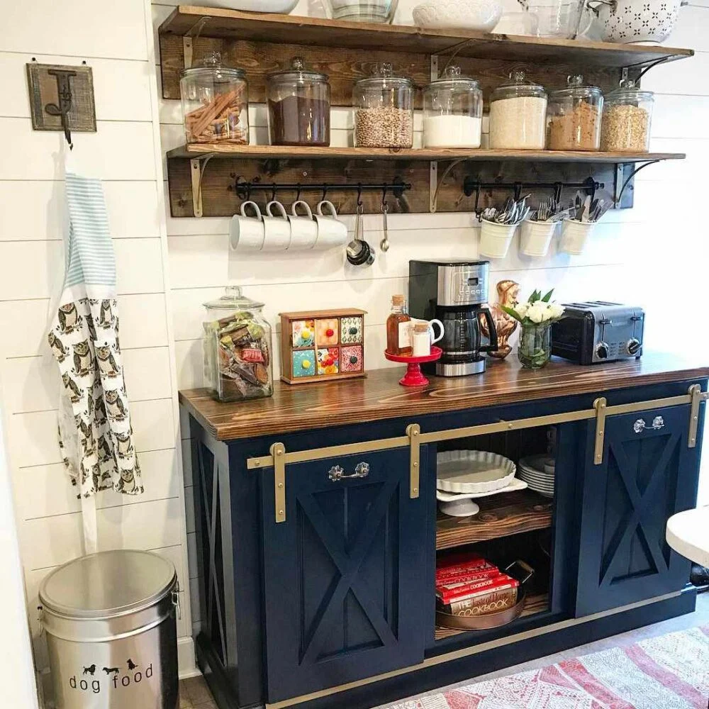 Rustic Farmhouse Shelves