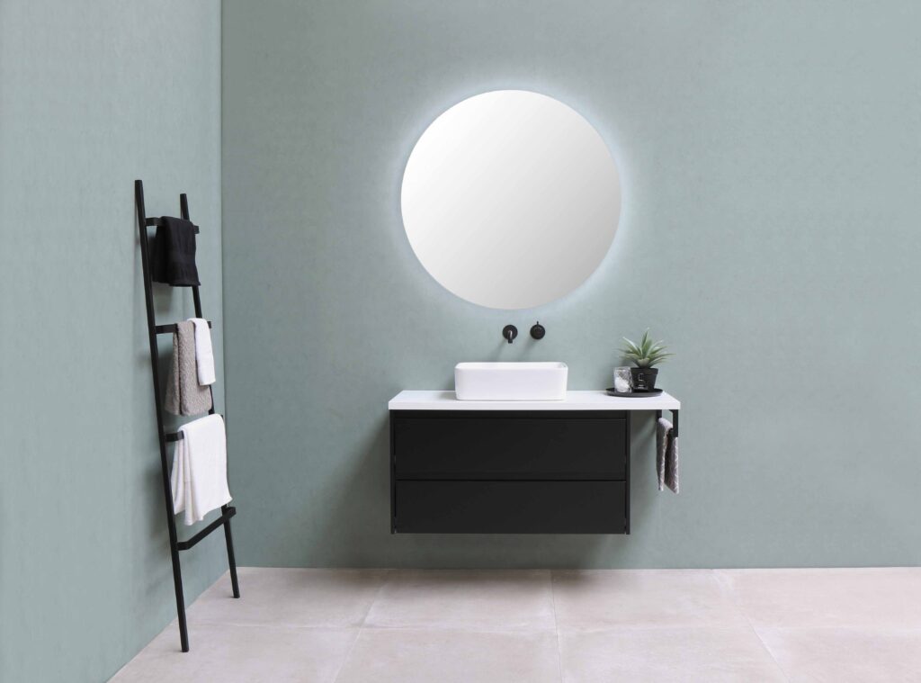 frameless mirror