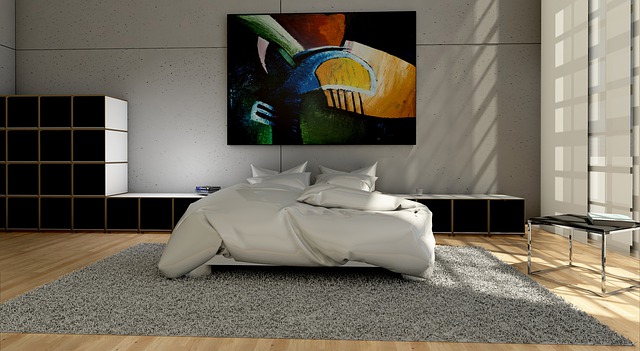 large bedroom art
