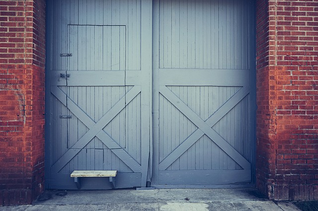 Wooden Double Gates