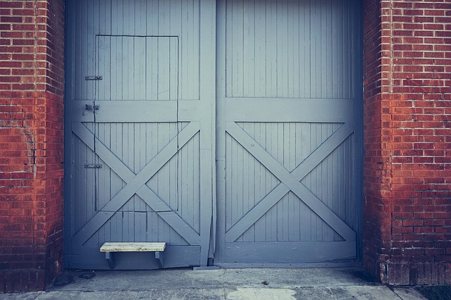 Wooden Double Gates